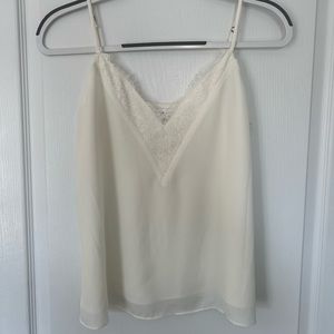 White lace tank top by Socialite in a size small for sale!